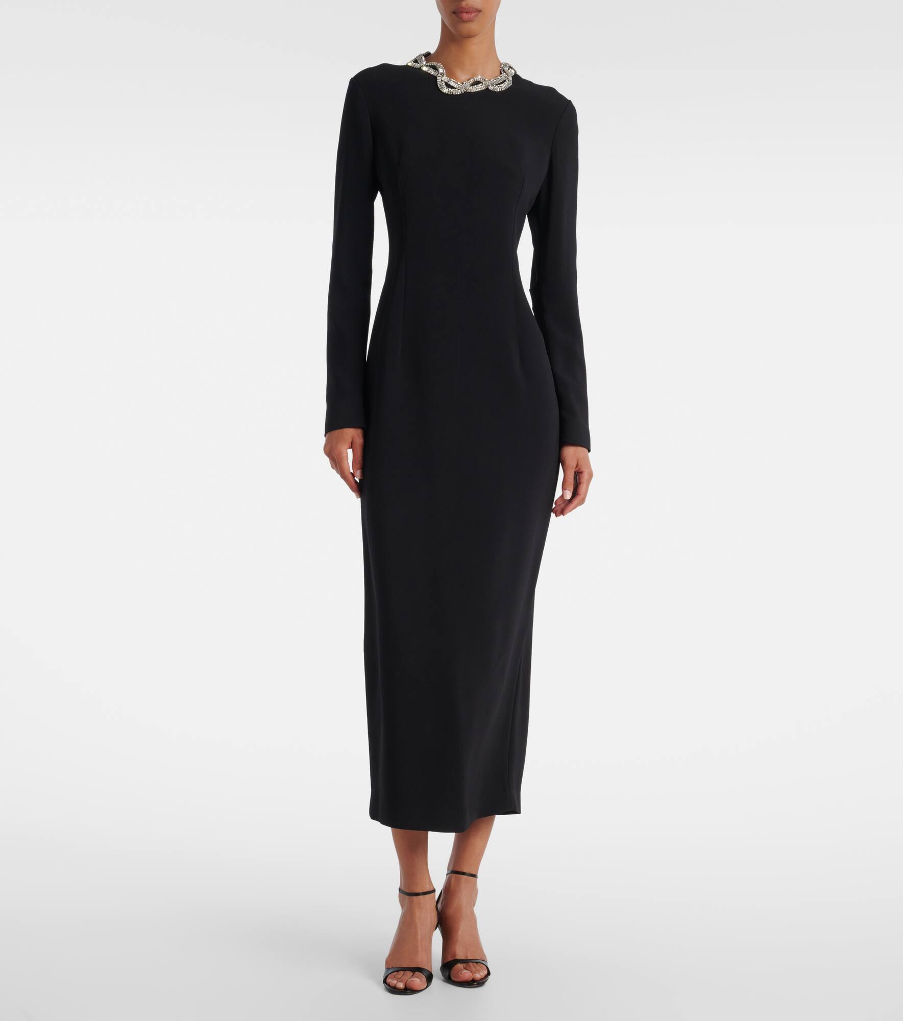 Mitsuko embellished cady maxi dress - 2