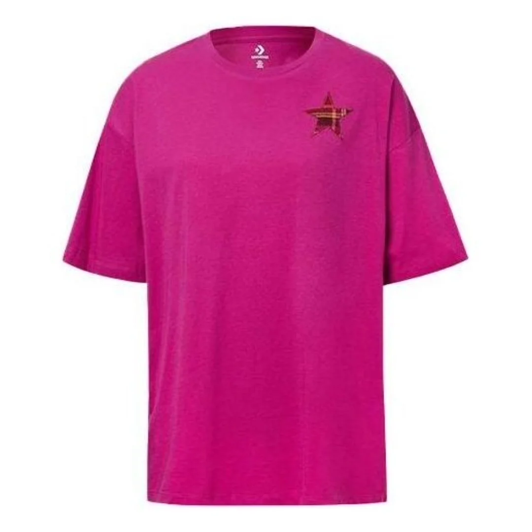 (WMNS) Converse Casual T-Shirt 'Purple' 10020518-A03 - 1