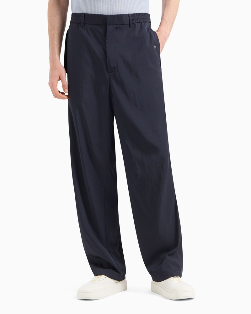 EMPORIO ARMANI VISCOSE-NYLON TROUSERS outlook