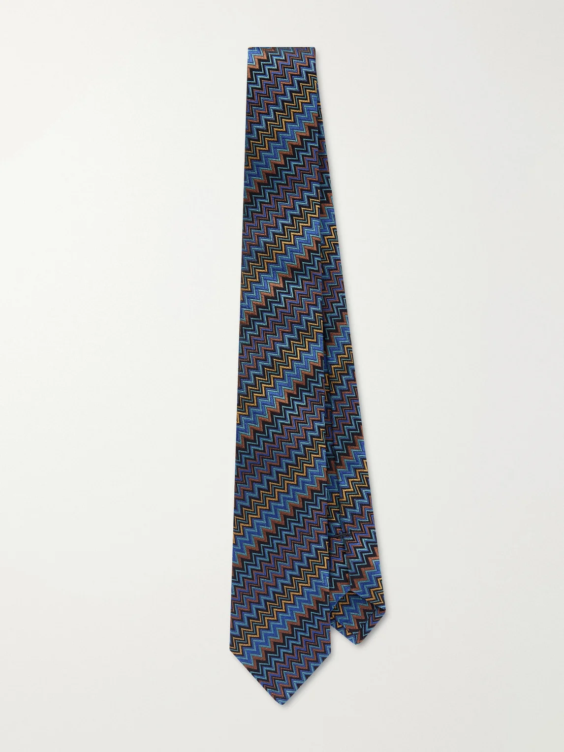 7cm Crochet-Knit Silk Tie - 1