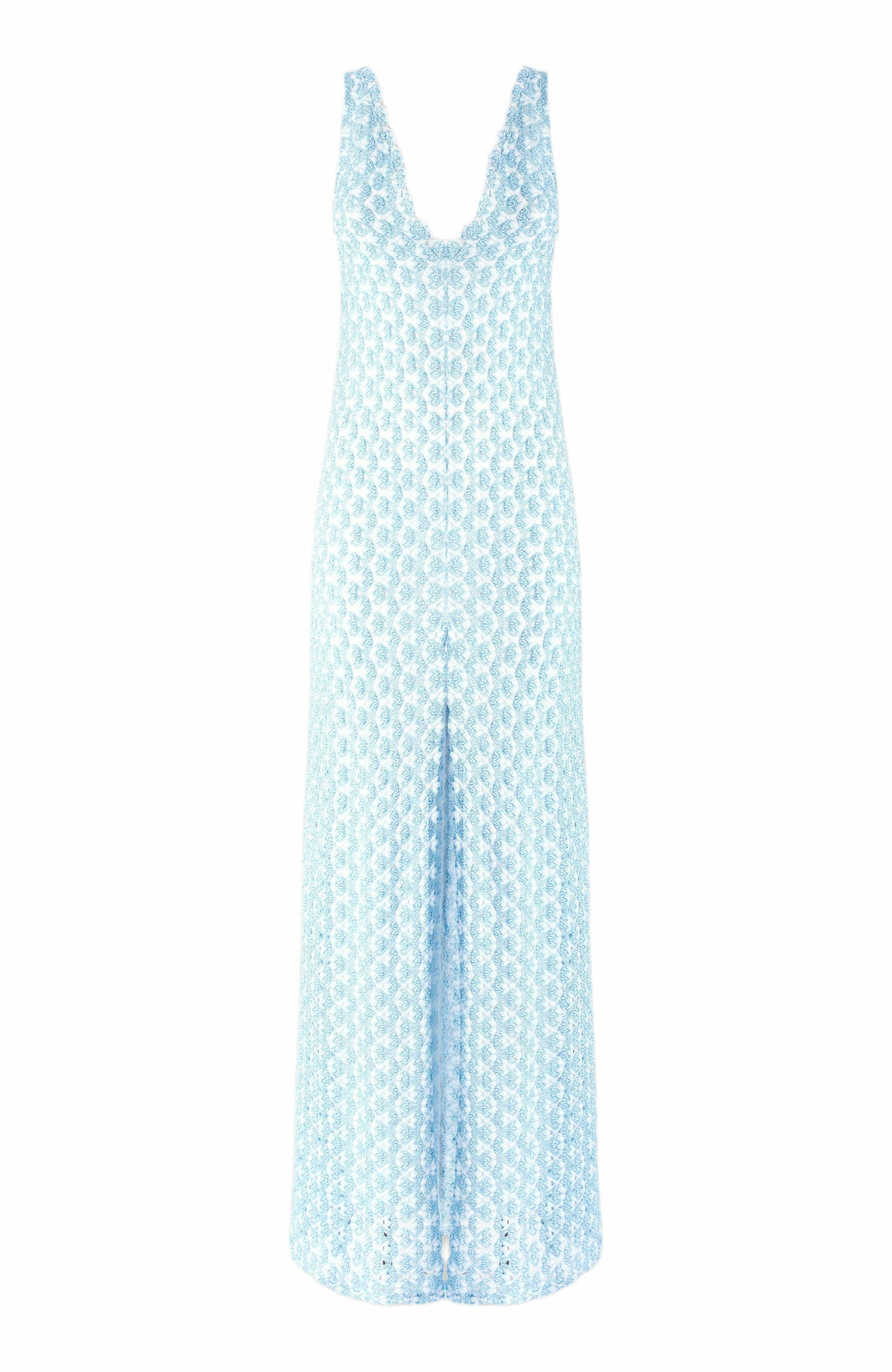 Missoni Long Cover-up With Open Back in Light Blue at Nordstrom - 8