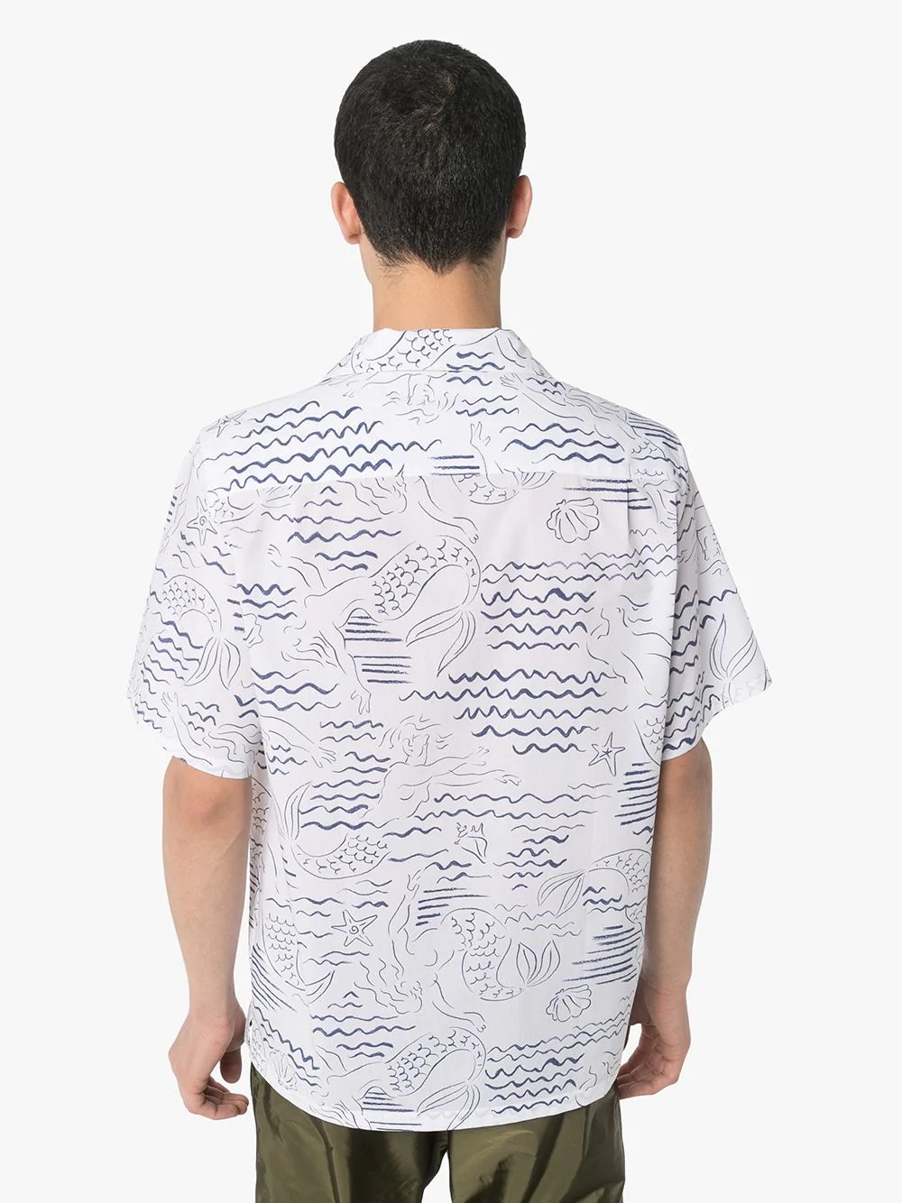 Waves Mermaids print shirt  - 3