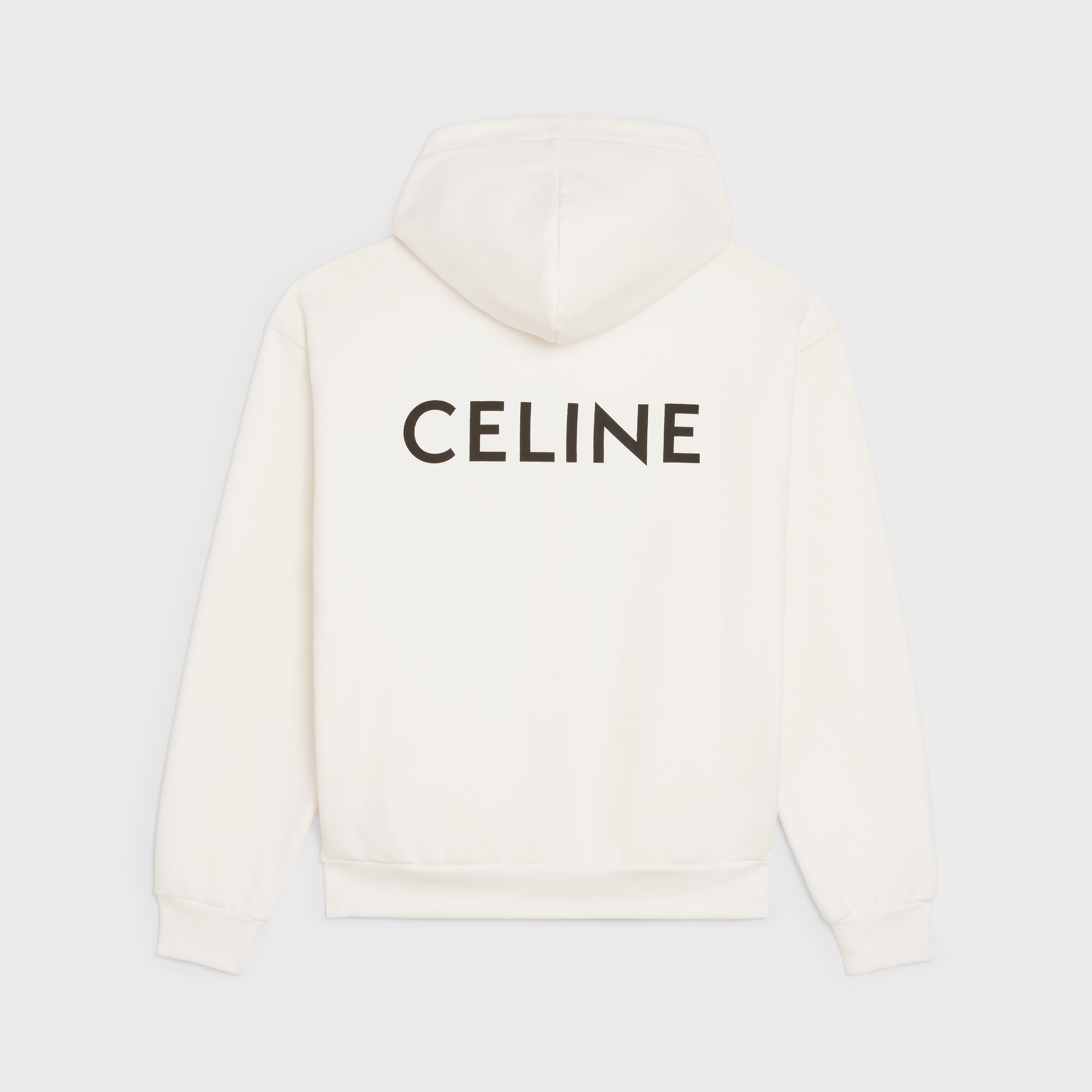 CELINE LOOSE SWEATSHIRT IN COTTON FLEECE - 2