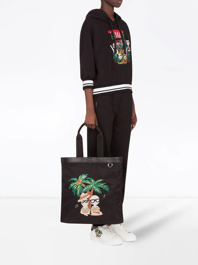 Dolce & Gabbana embroidered character hoodie outlook