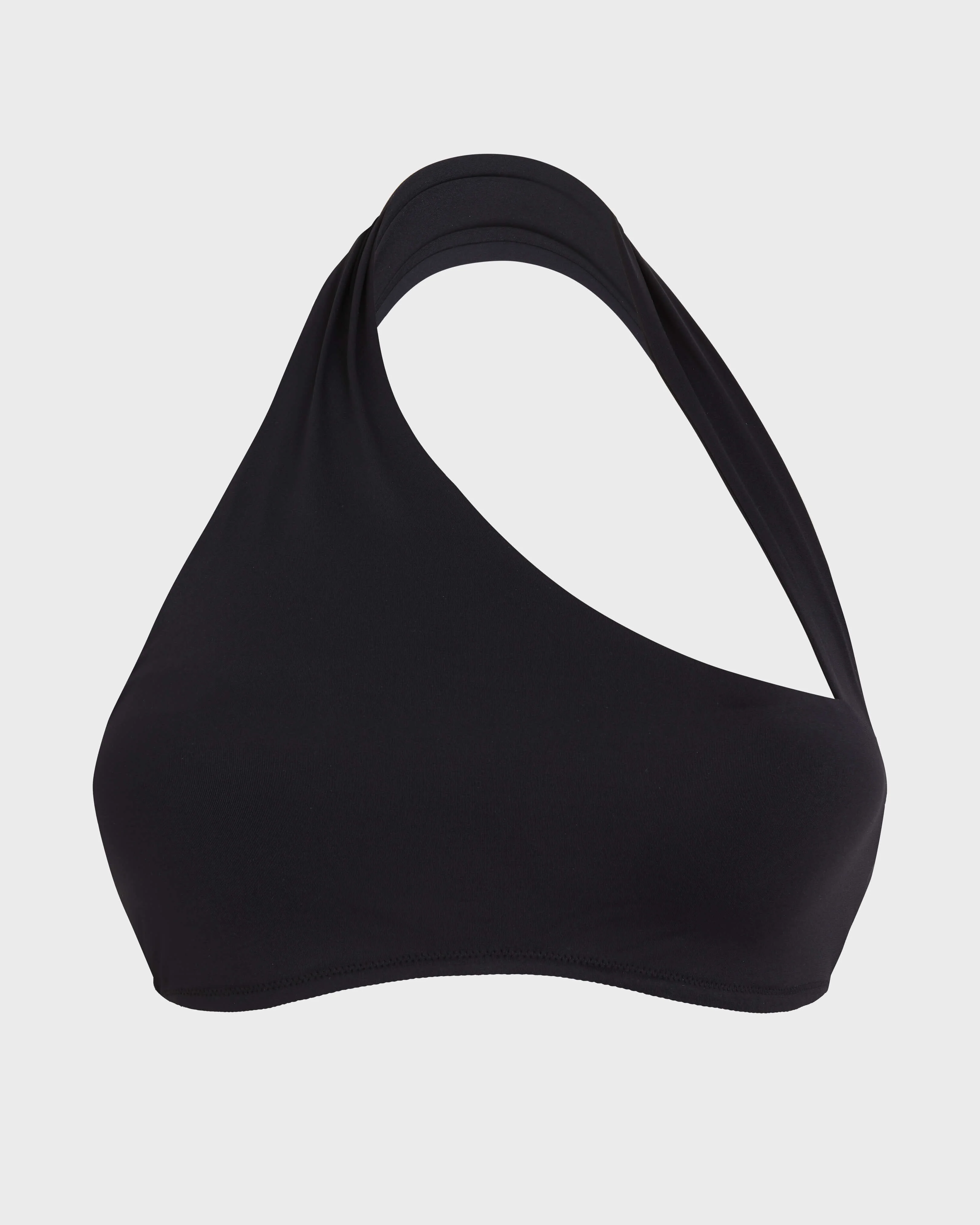 WOMEN GRAPHIC NECKLINE BIKINI TOP SOLID - 1