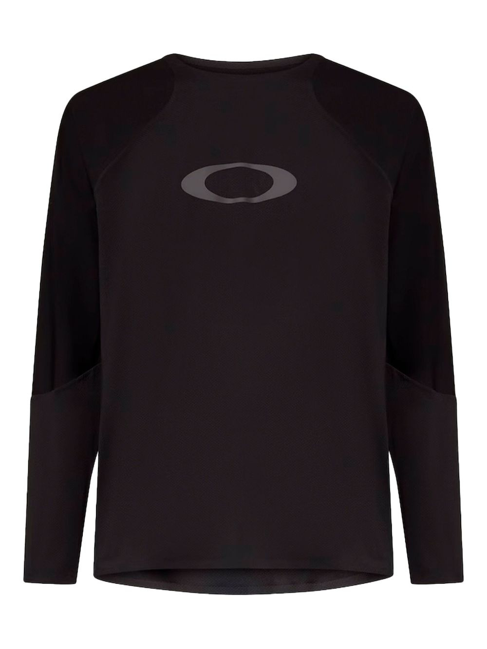 perforated-panel long-sleeves T-shirt - 1