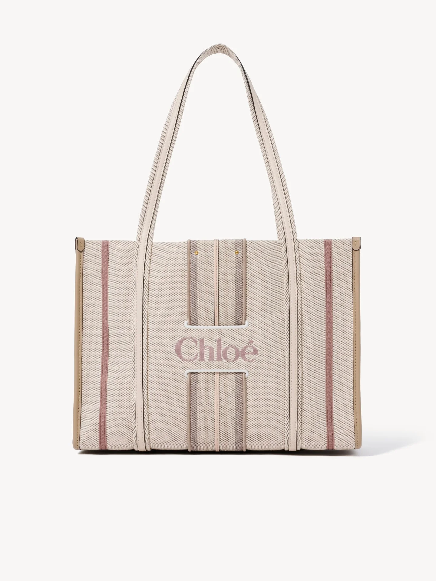 WOODY LOOP TOTE BAG IN CANVAS - 1