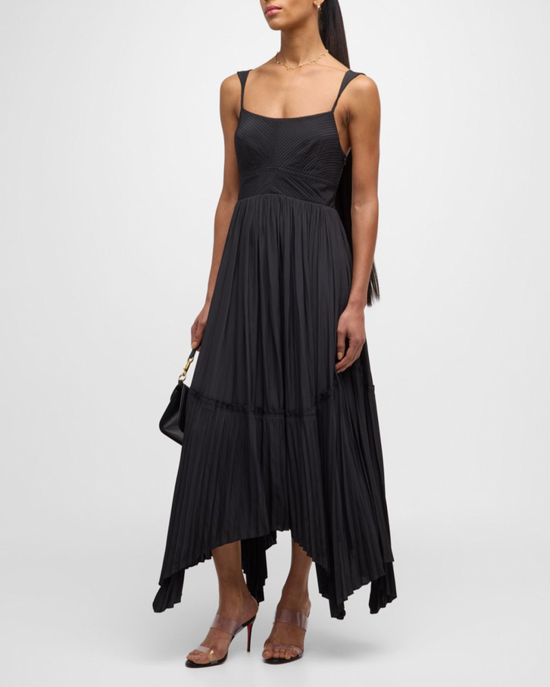 August Pleated Handkerchief Dress 4