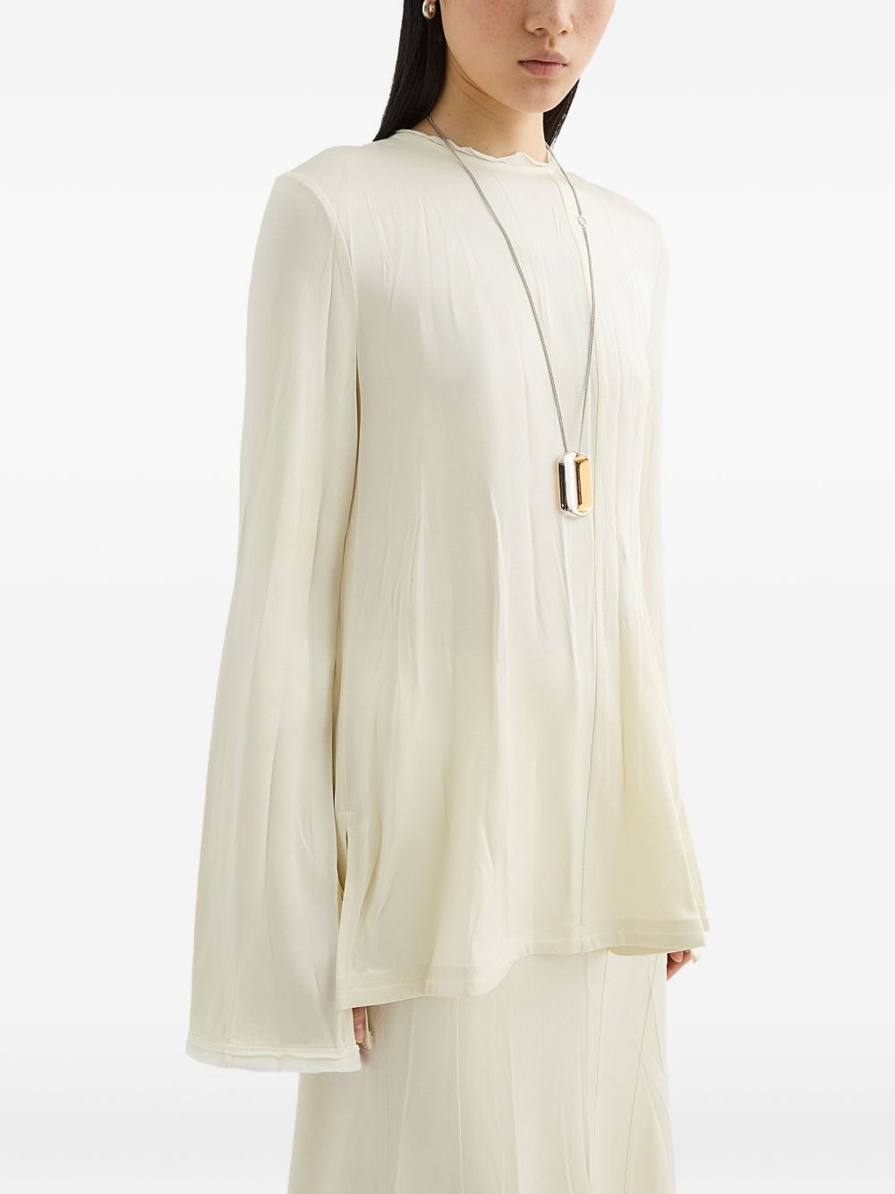 satin blouse - 3