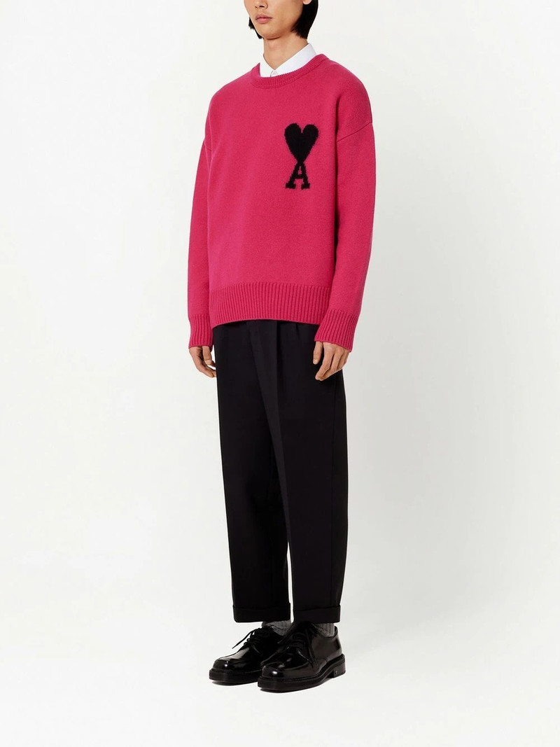 AMI Paris Ami de Coeur wool jumper outlook