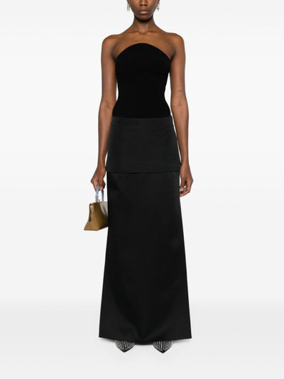 KHAITE Saxon layered maxi skirt outlook