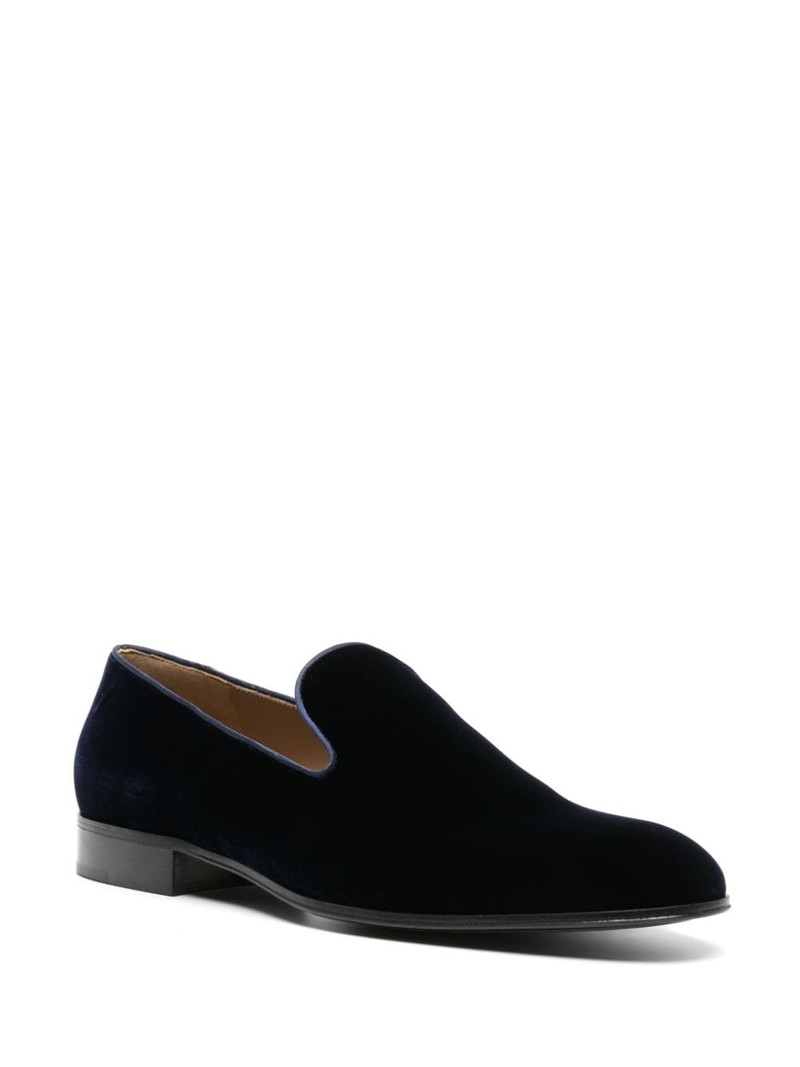 Gianvito Rossi Jean velvet loafers outlook