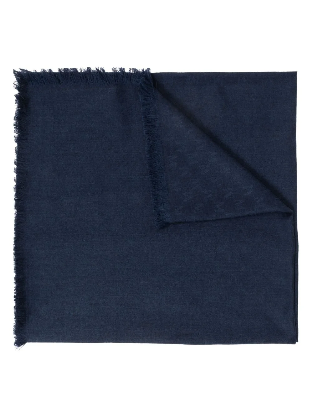 monogram-jacquard scarf - 1