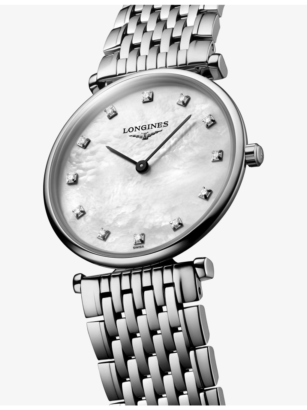 La Grande Classique Mother-Of-Pearl Stainless-Steel And 0.081ct Diamond Quartz Watch - 2