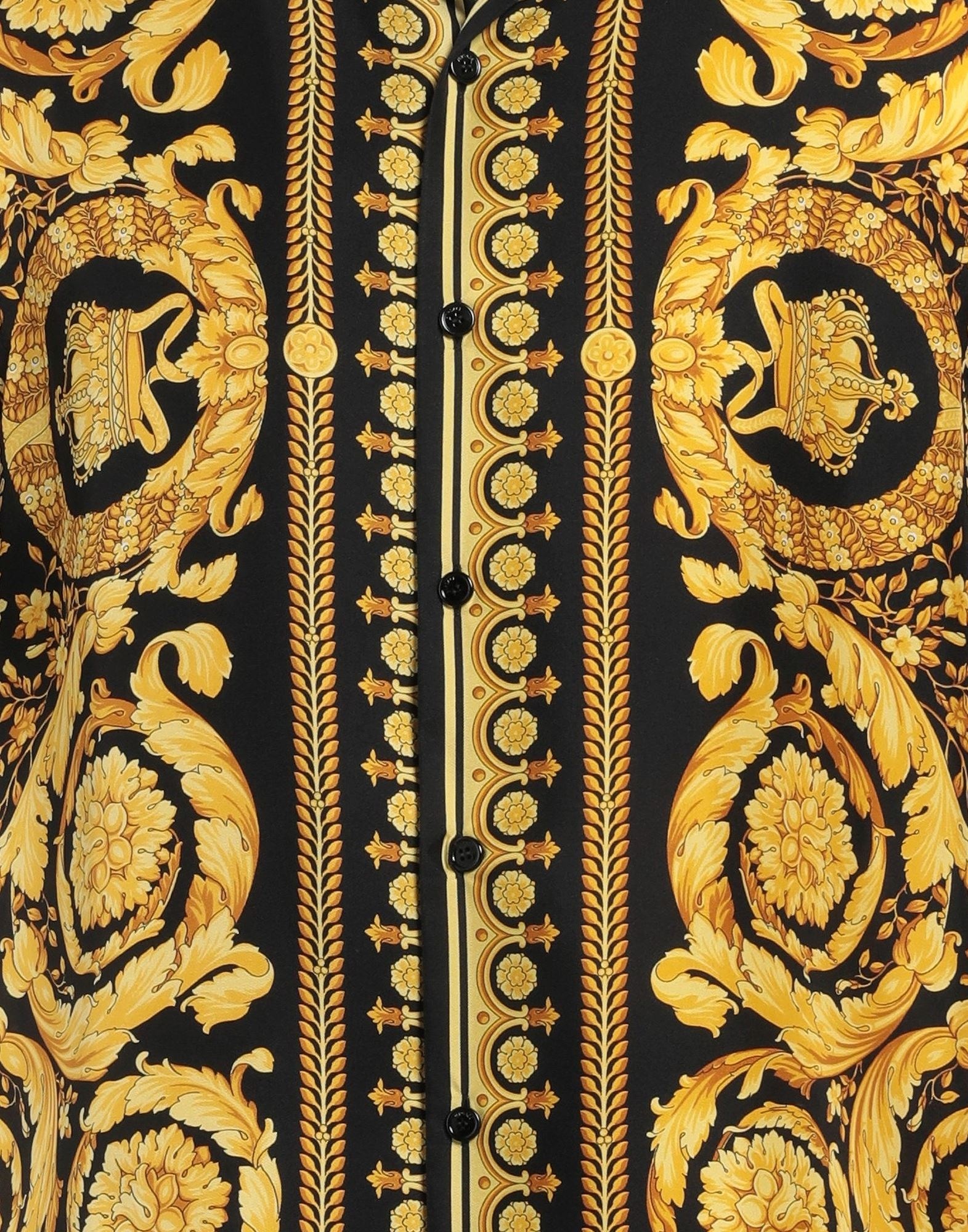 Black Men's Patterned Shirt - 4