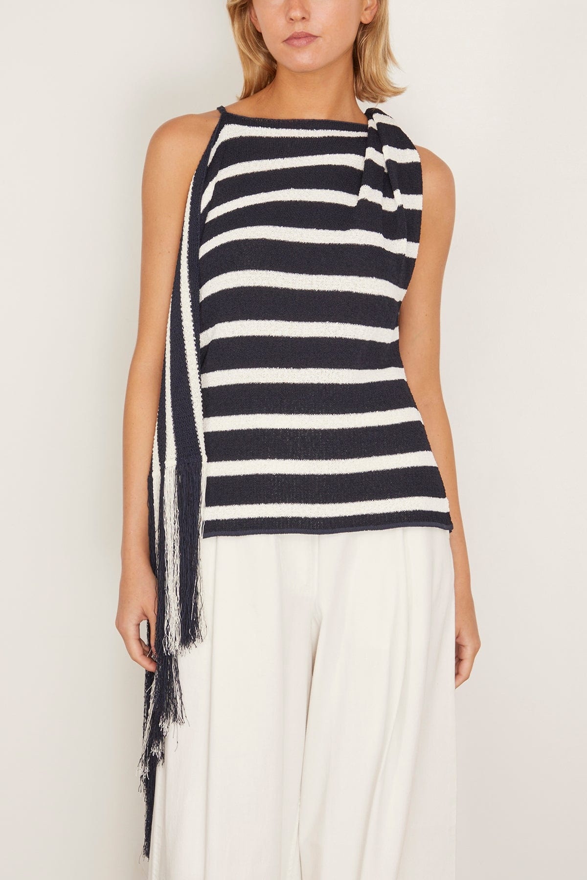 Yves Top in Navy Multi - 3