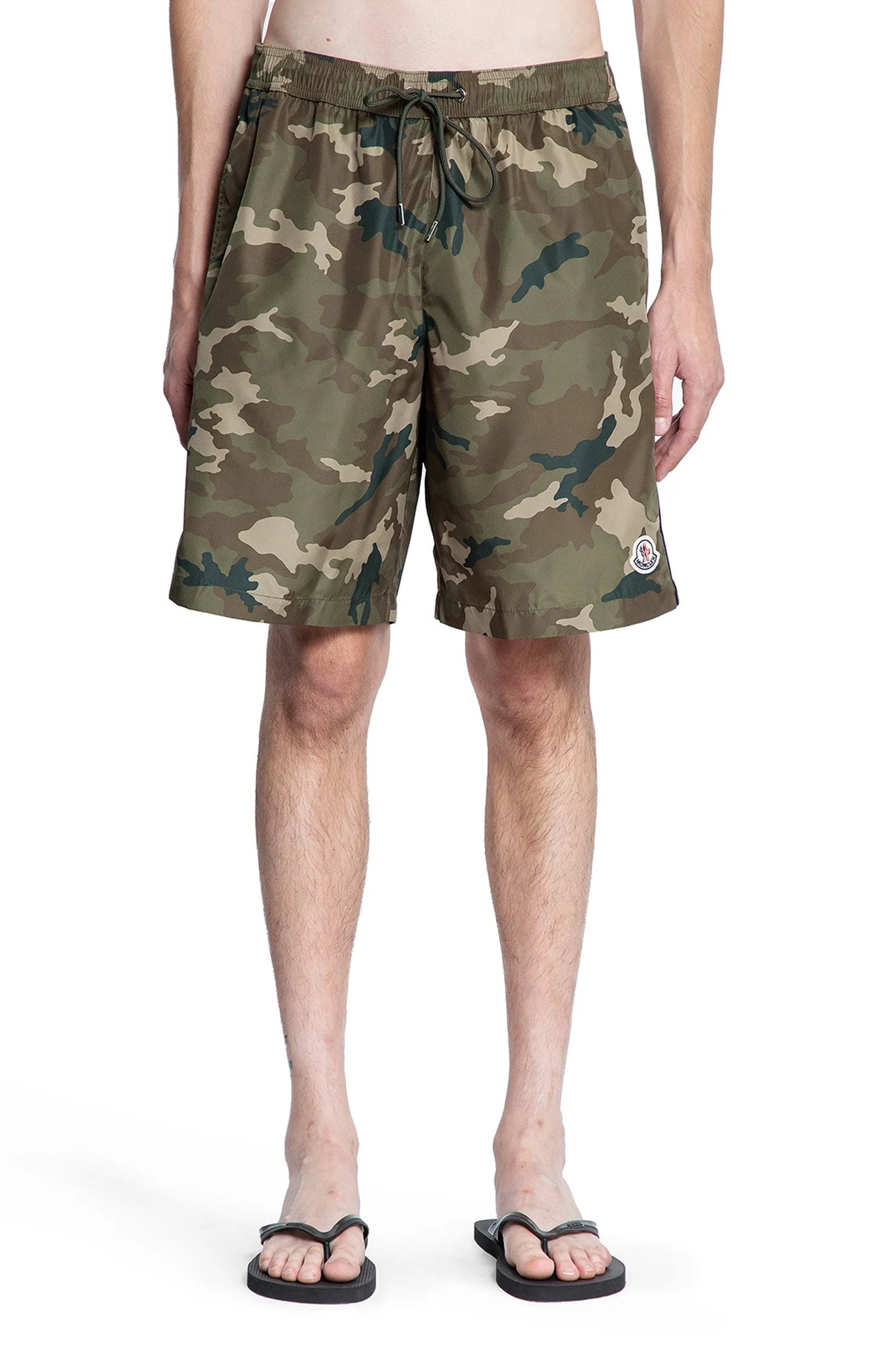 Camo-Logo-Swim-Shorts - 1