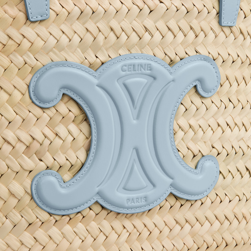 MEDIUM CELINE CLASSIC PANIER in palm leaves and Calfskin 4