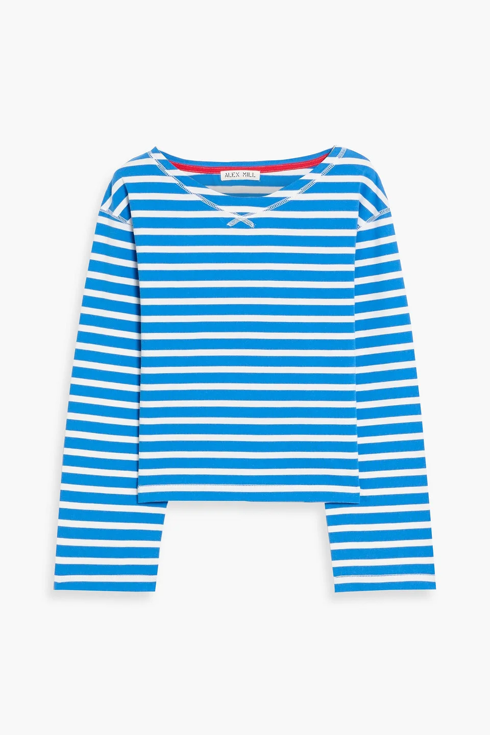 Marseille striped cotton-jersey top - 1