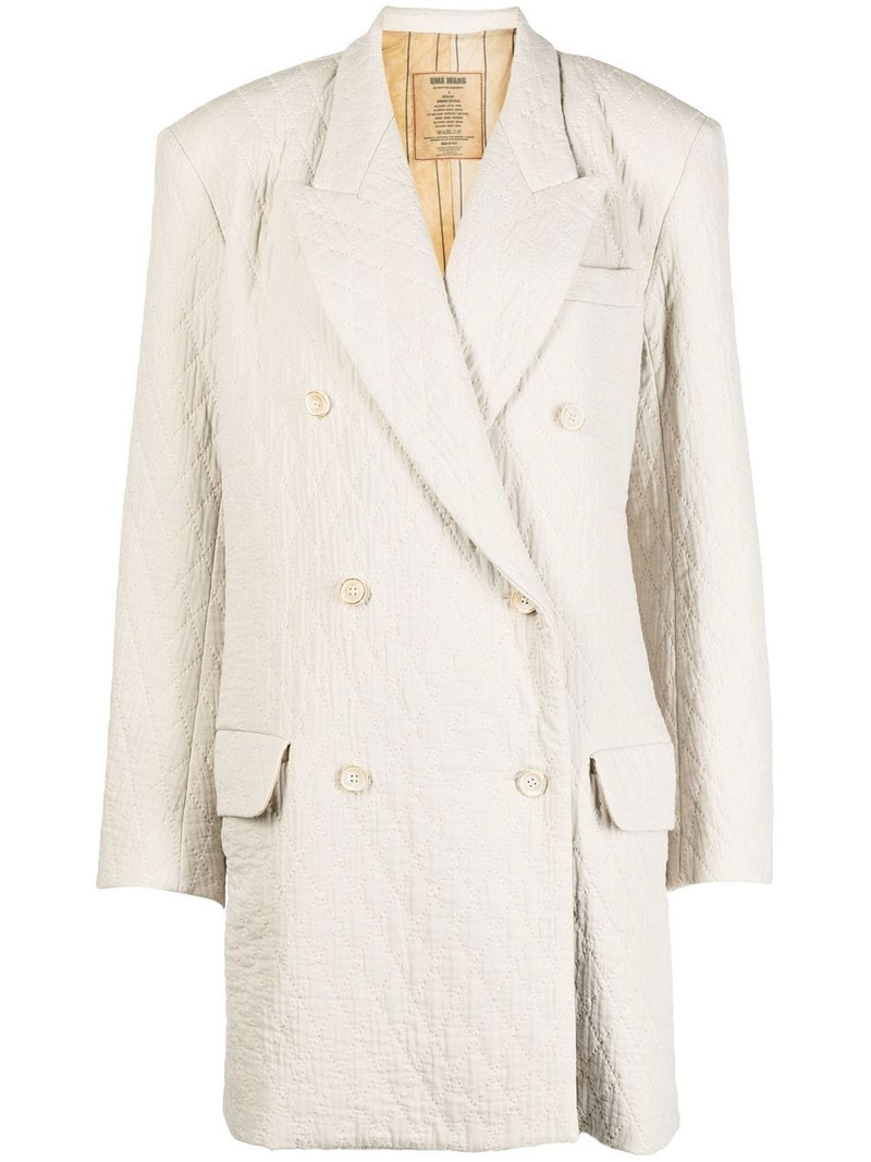double-breasted tailored coat 1