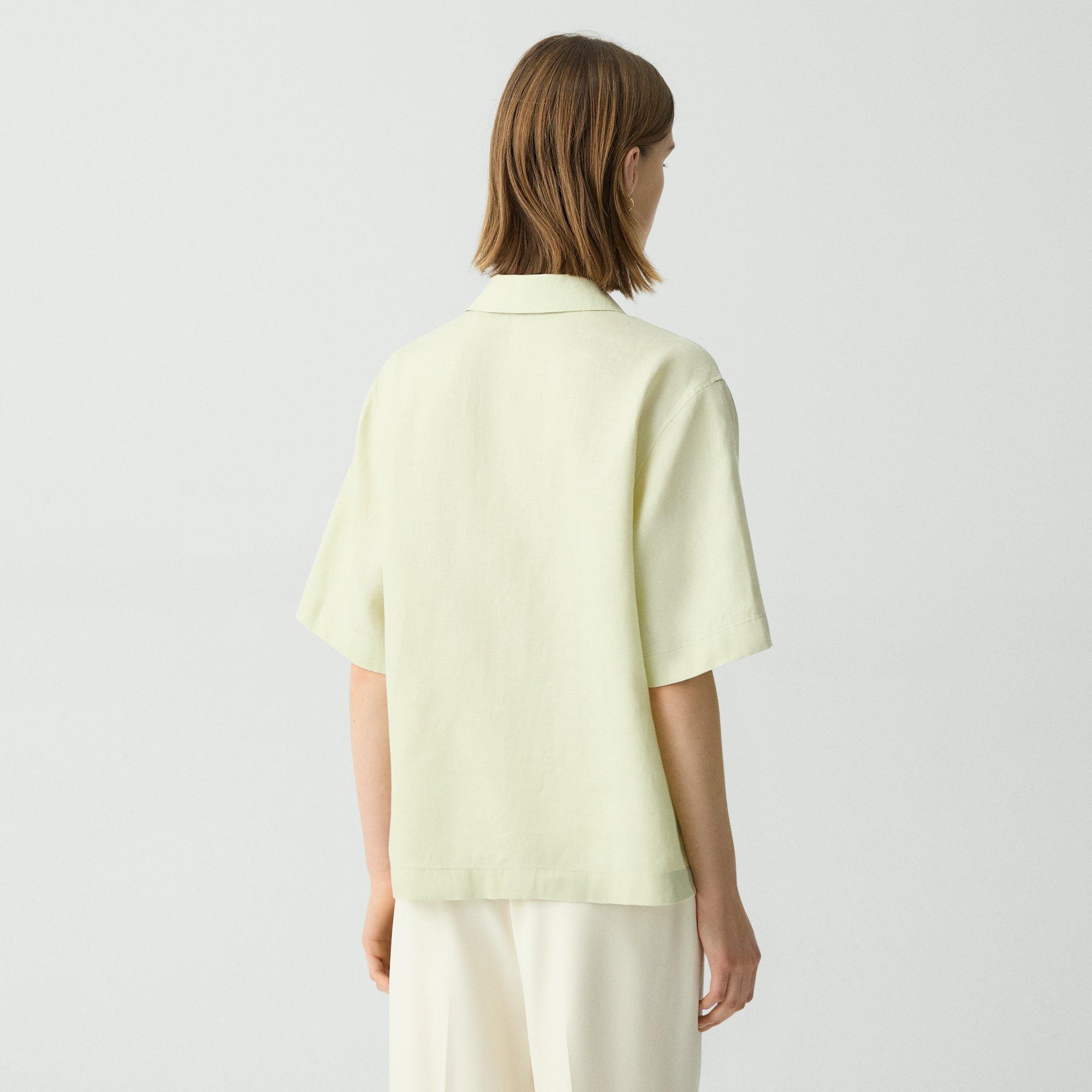 Polo Shirt in Relaxed Linen - 4