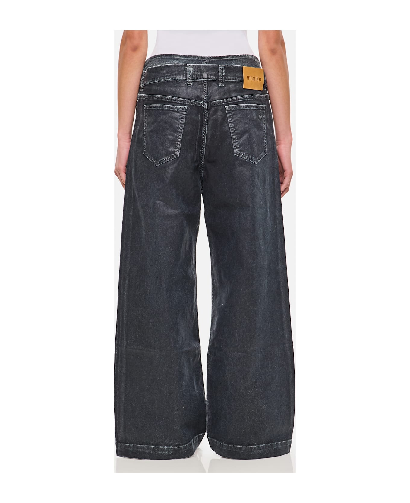 Mat Coated Canvas Long Pant - 3