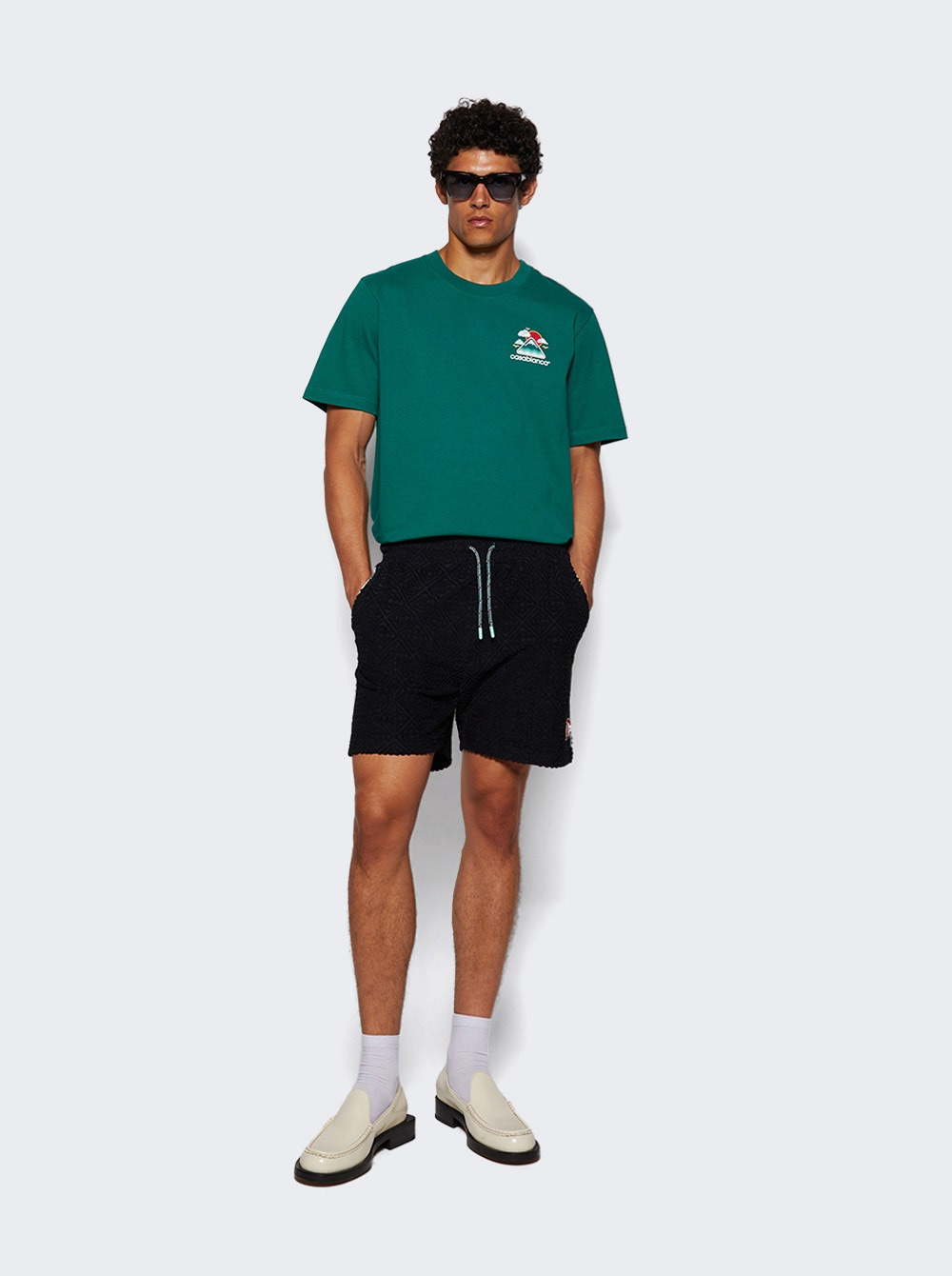 Montagne Ondulee Screen Printed Tee Green - 5