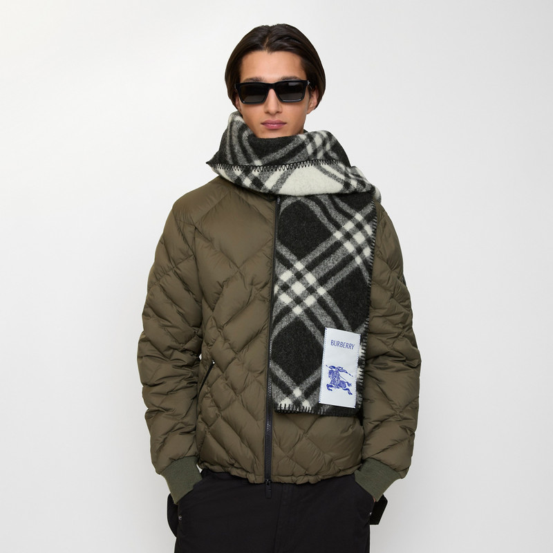 Burberry Check Wool Scarf outlook