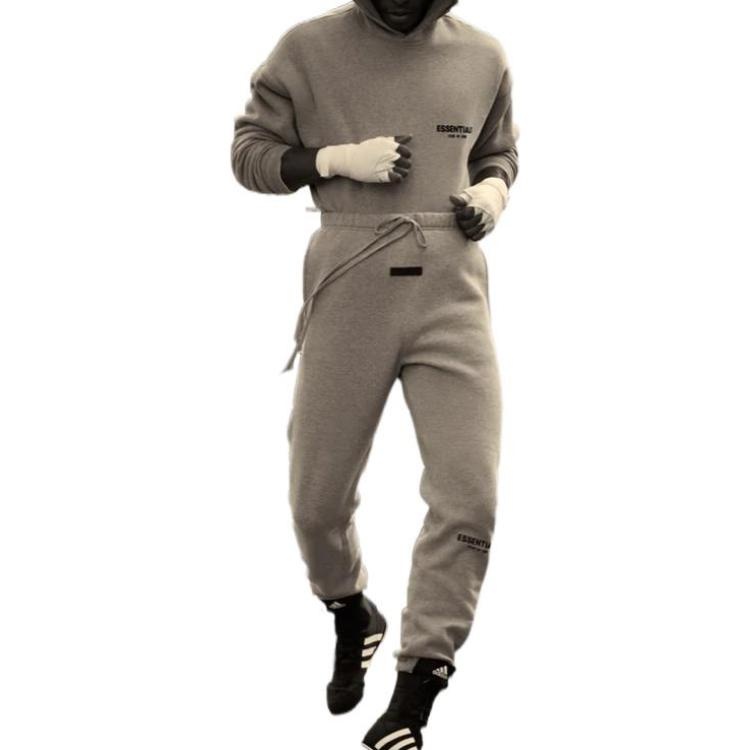 Fear of God Essentials FW22 Core Hoodie 'Light Oatmeal' FOG-FW22-251 - 3