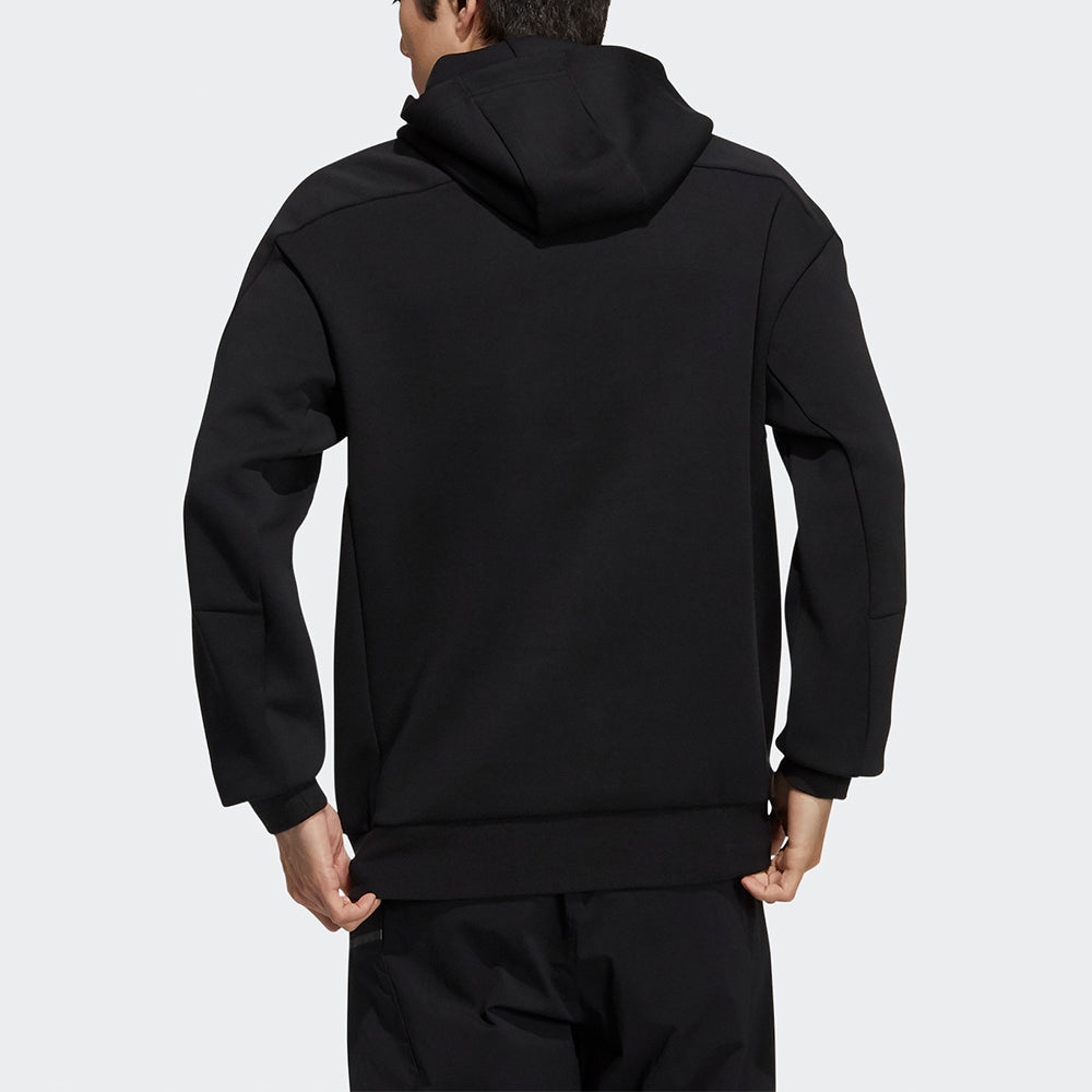 Men's adidas Th Mask Hoody Solid Color Pullover Black H39211 - 3