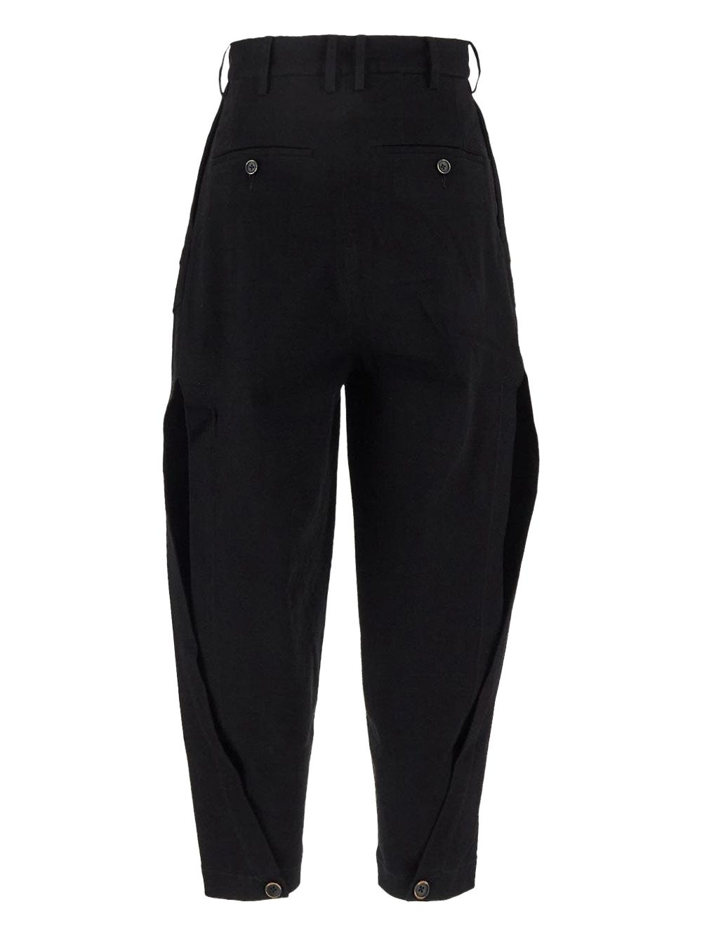linen-blend trousers - 2