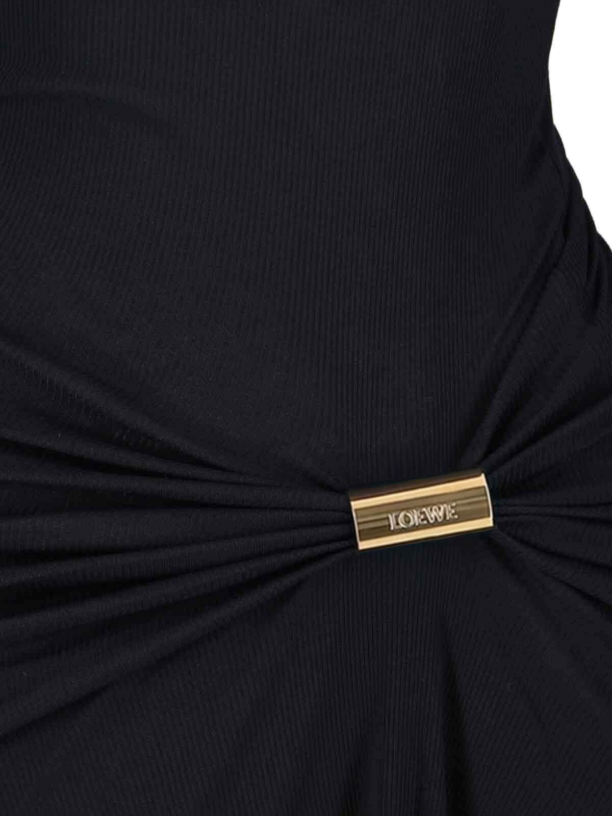 DRAPED MAXI DRESS - 4