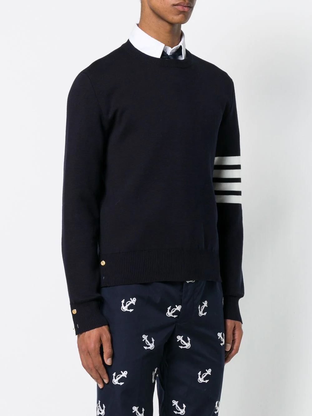 4-Bar Milano Stitch Pullover - 3