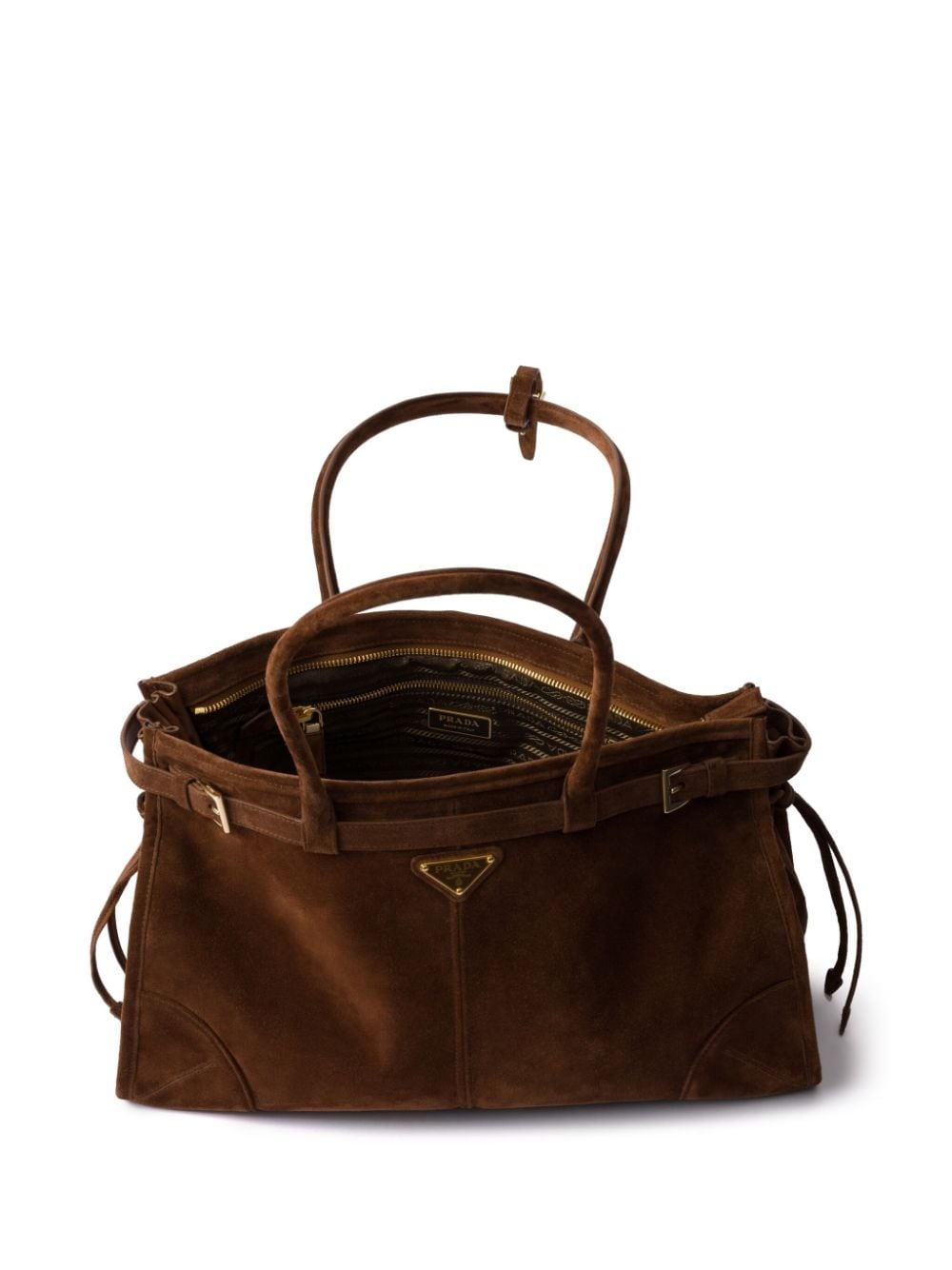 large suede handbag - 4