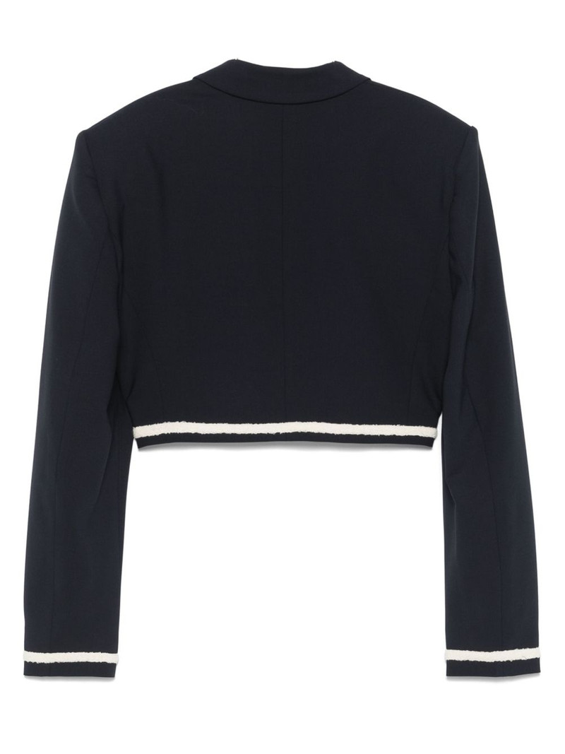 MSGM cropped blazer outlook