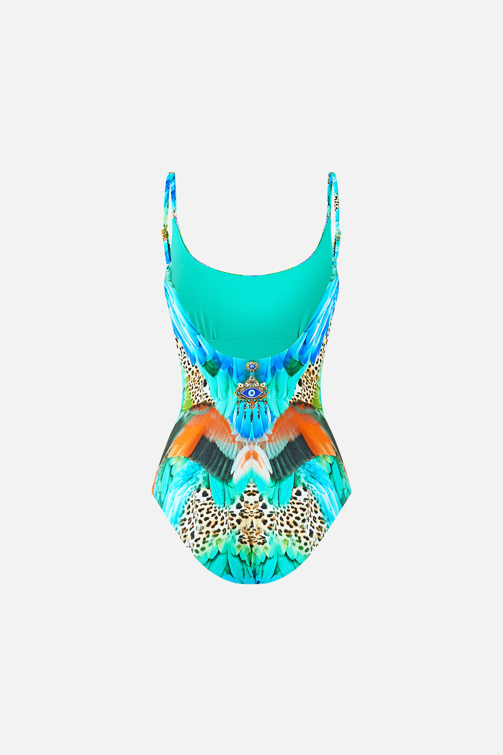 SCOOP NECK ONE PIECE WITH SCOOP BACK - 2