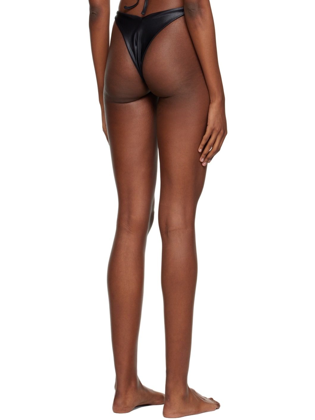 Black Clip Bikini Bottoms - 3