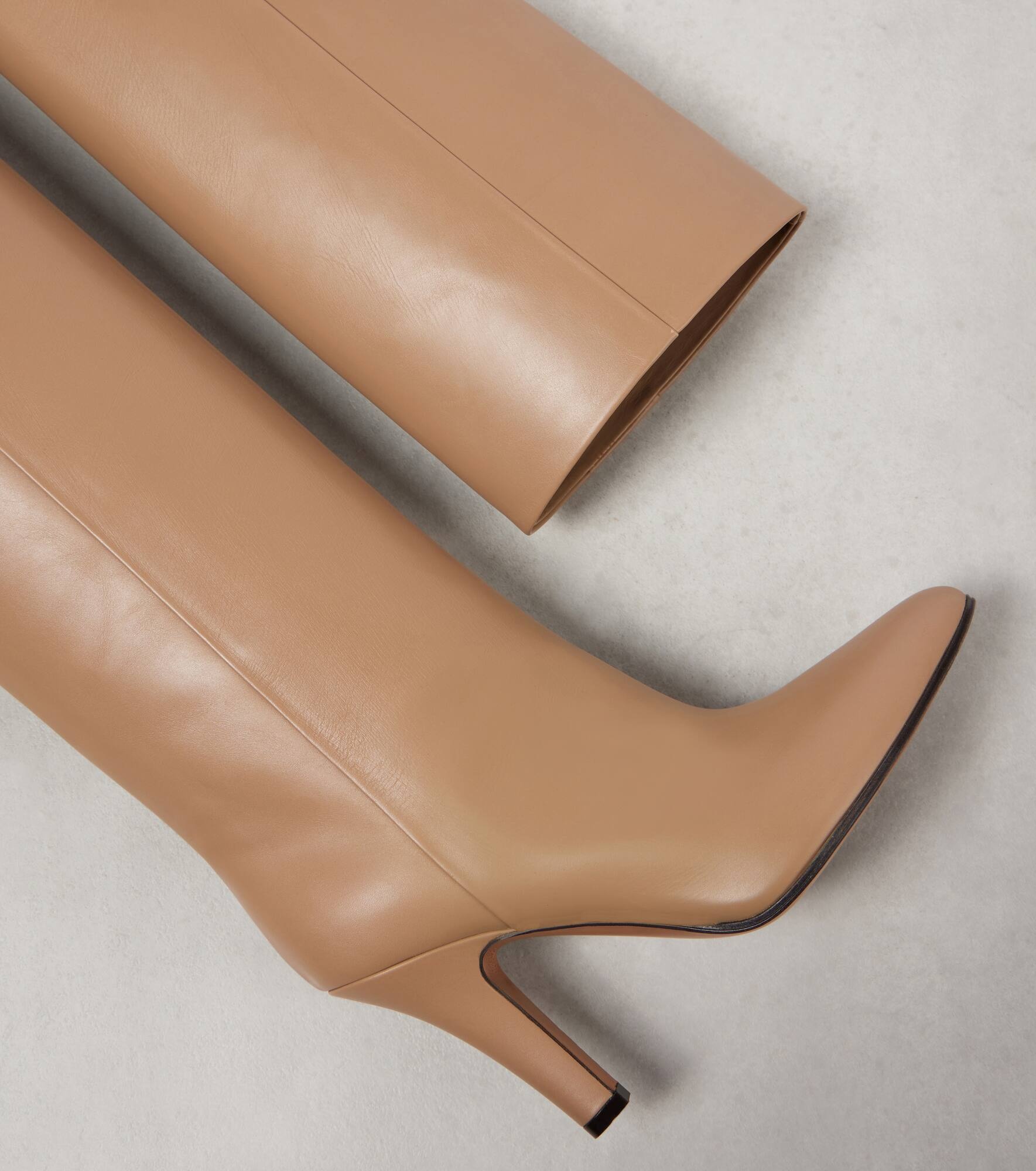 Prudens leather knee-high boots - 5