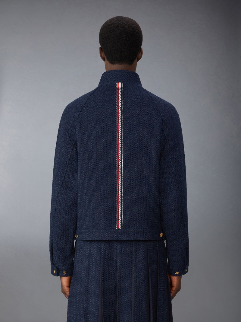 Thom Browne Tweed Raglan Collar Jacket outlook