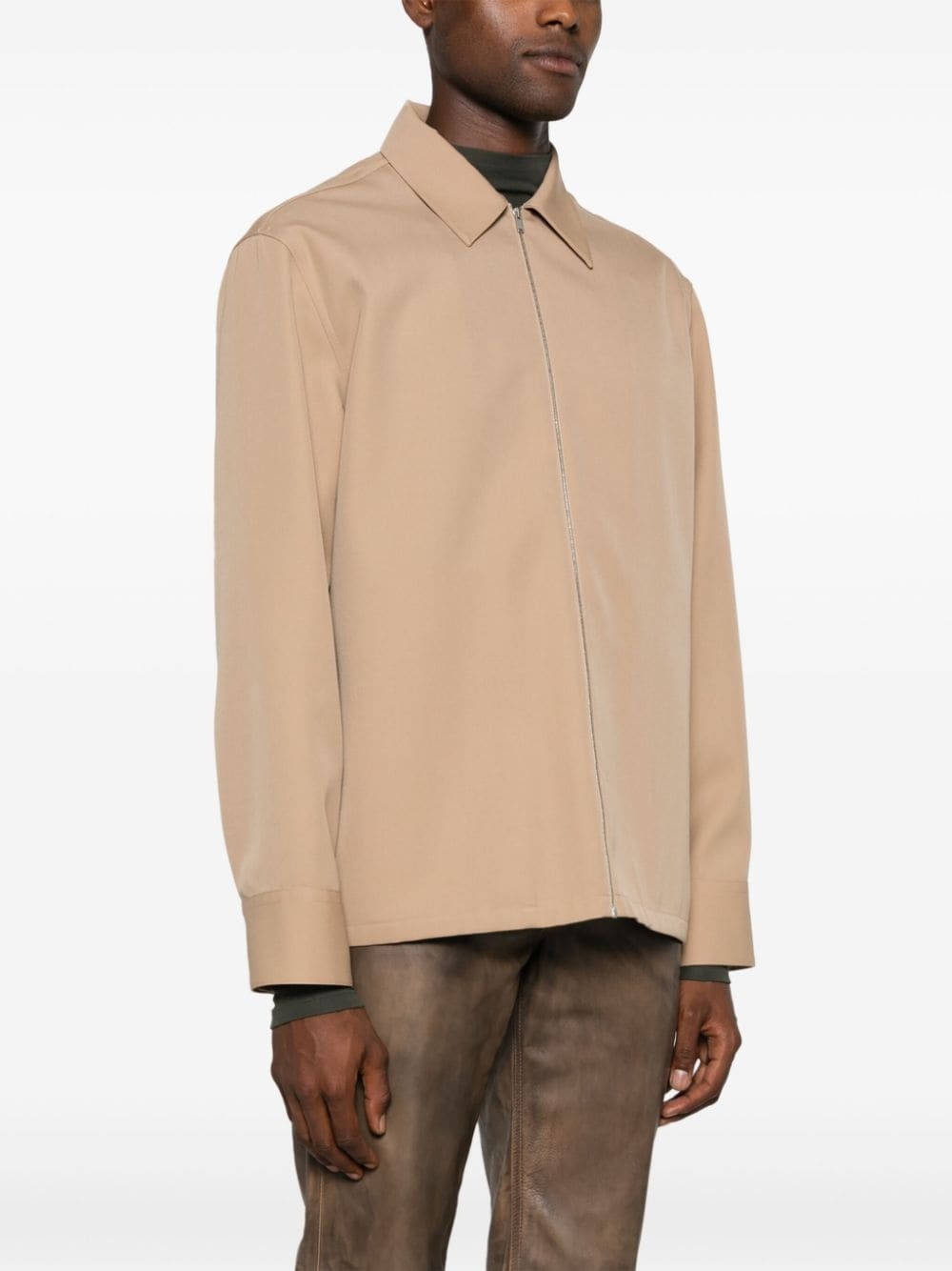 wool overshirt - 3