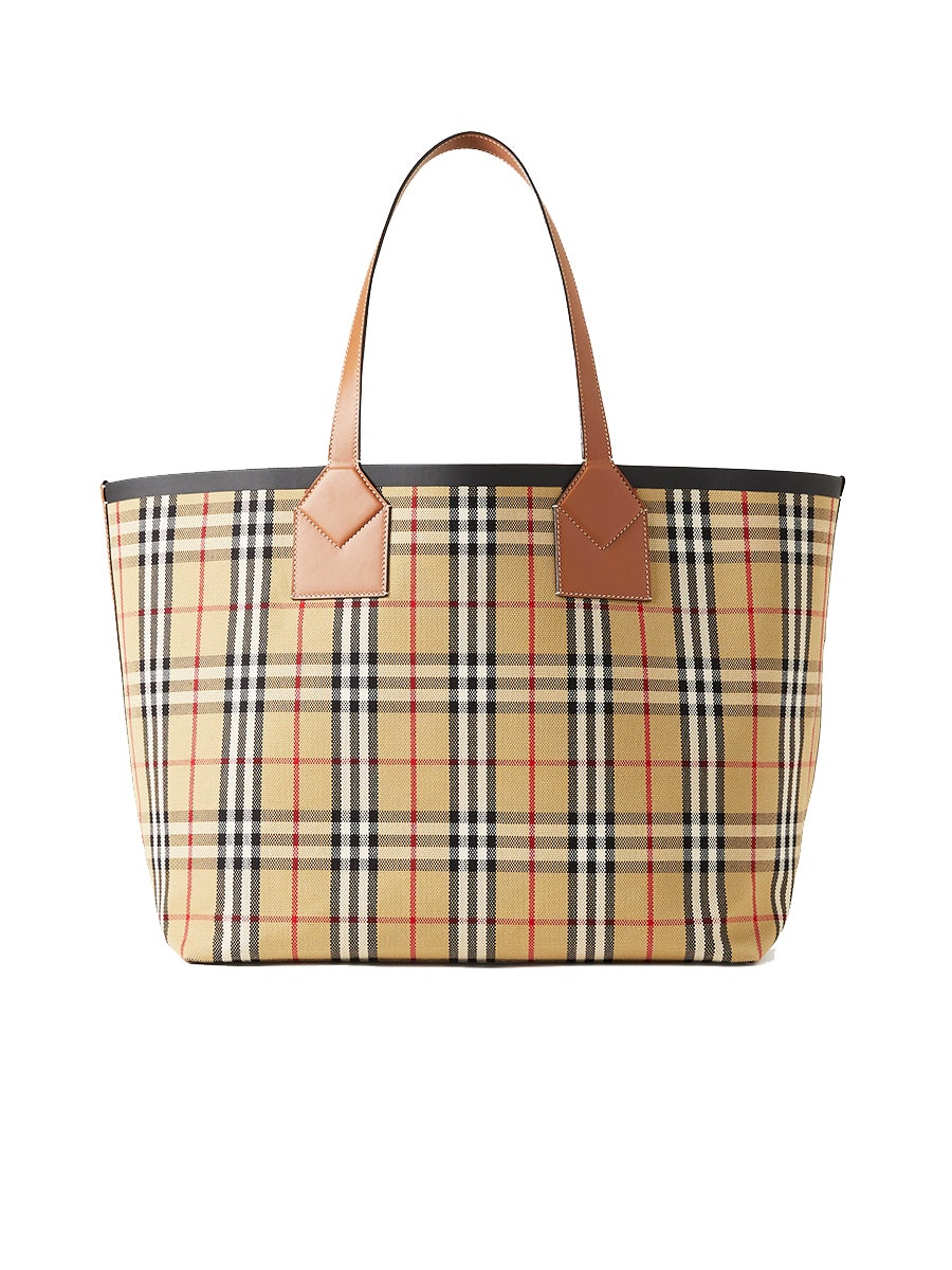 Large London Tote in Briar Brown/Black - 1
