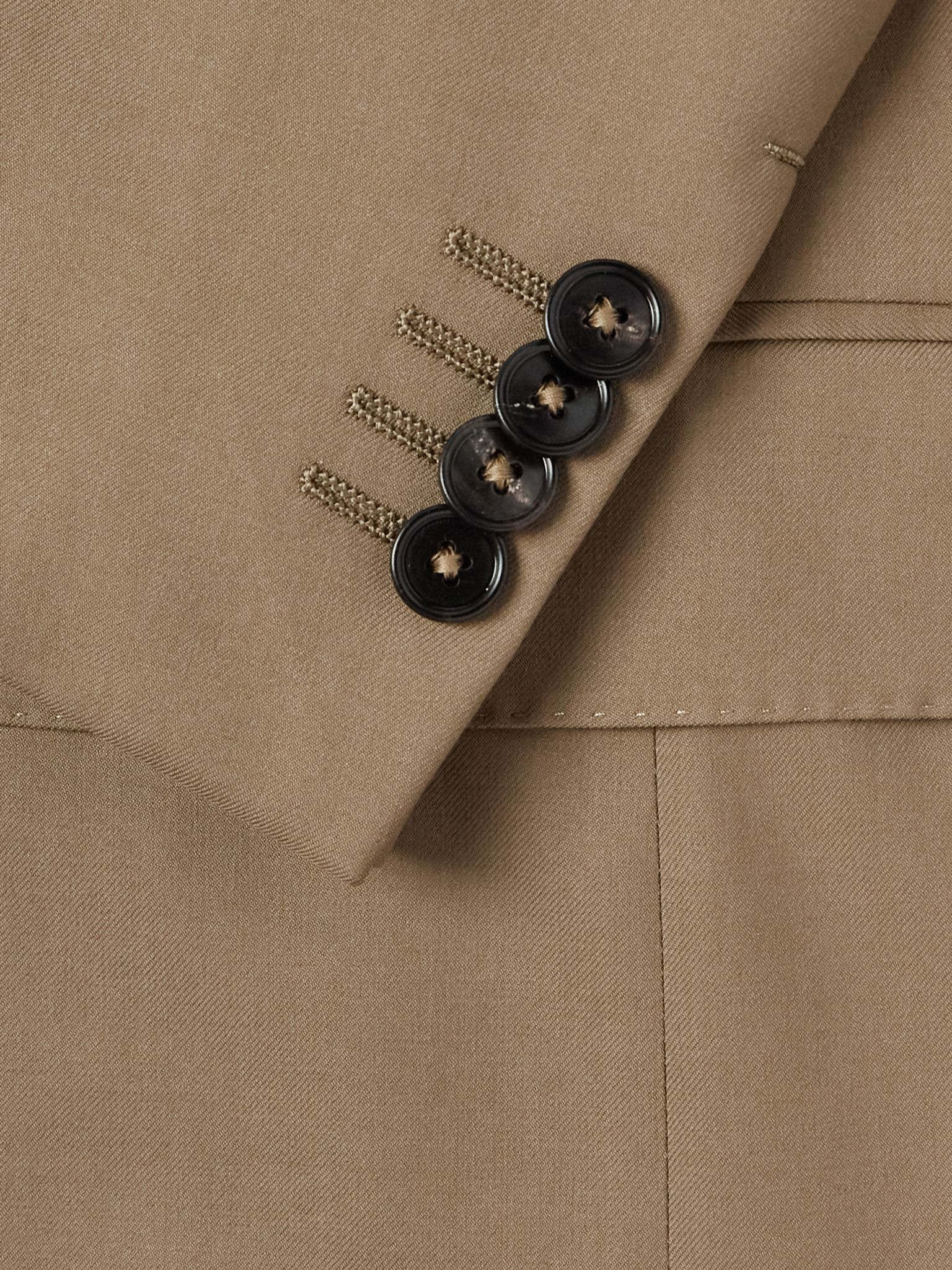 Double-Breasted Trofeo™ Wool-Twill Suit Tan - 4