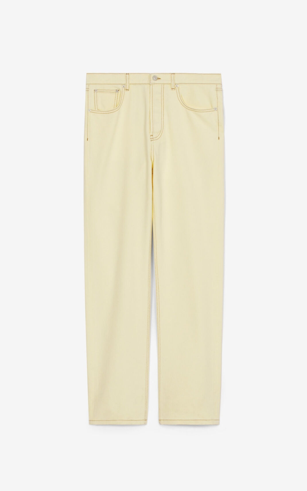 Straight-cut denim trousers - 1