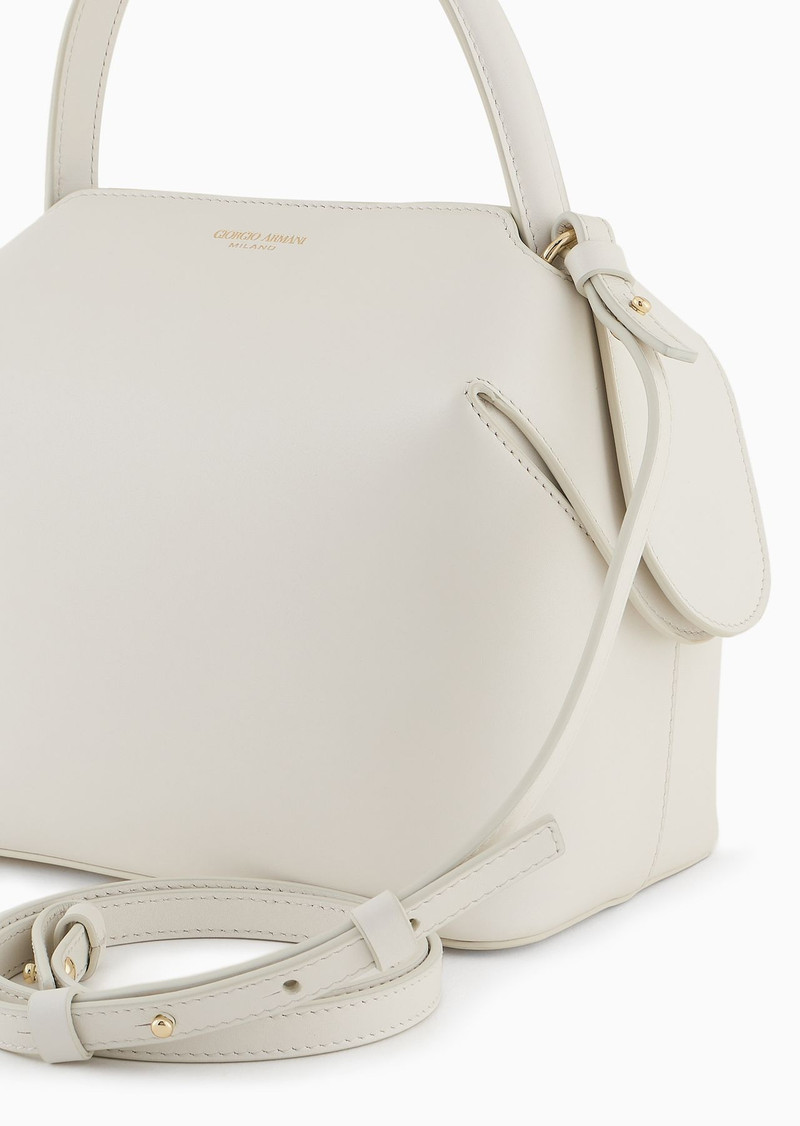 Medium, leather Boston bag 8