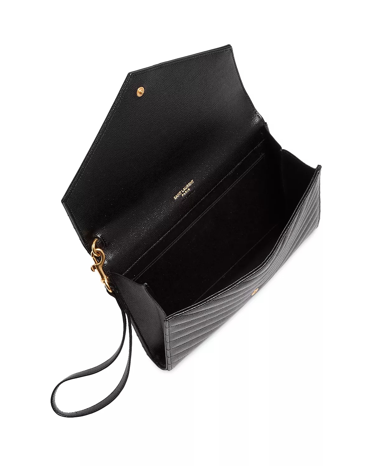 Cassandre Matelasse Flap Pouch In Quilted Grain De Poudre Embossed Leather - 3