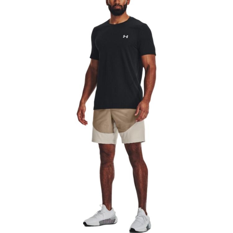 Under Armour Unstoppable Hybrid Shorts 'Light Brown Beige' 1373780-236 - 3