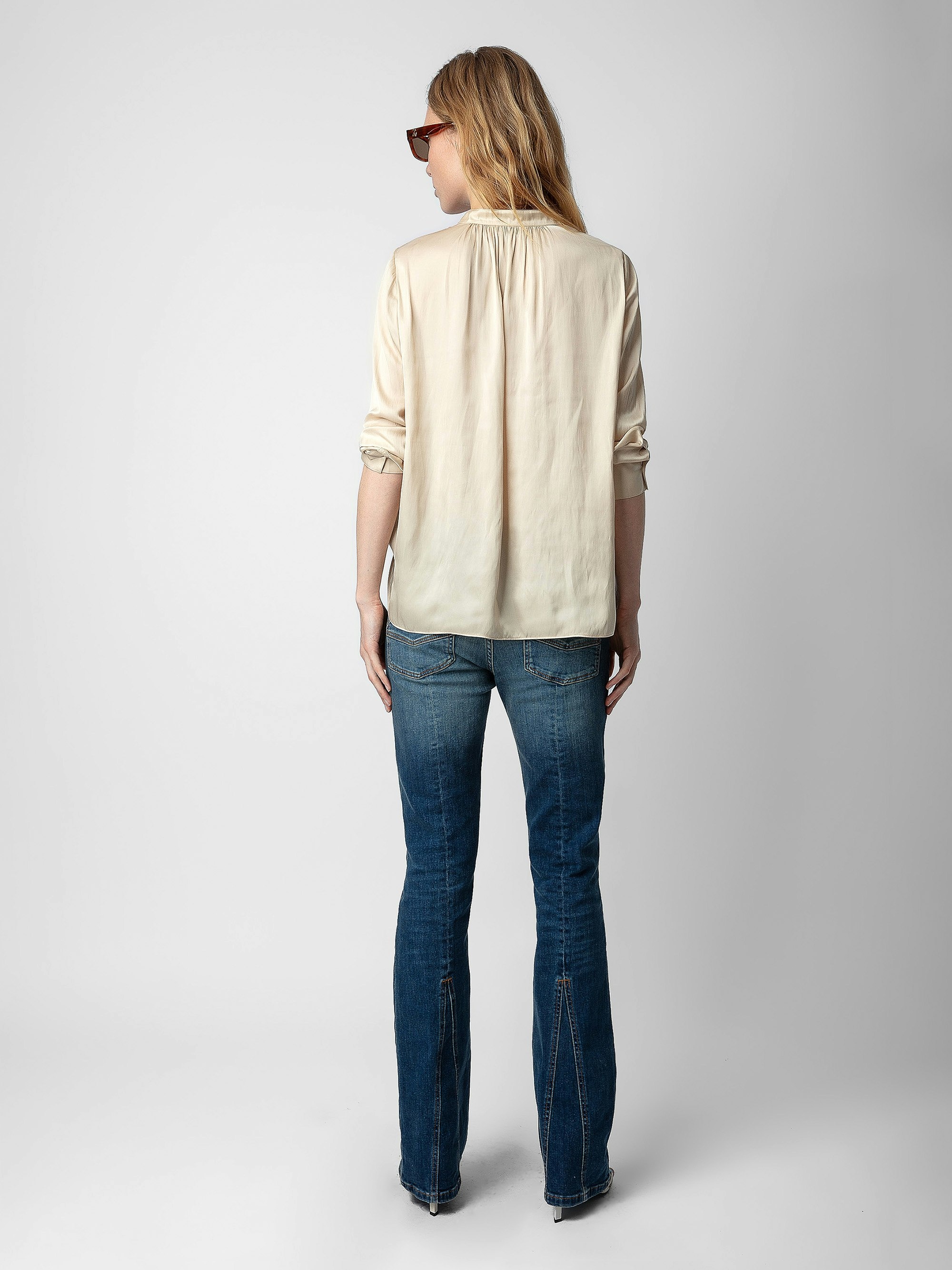 Tink Satin Blouse - 3