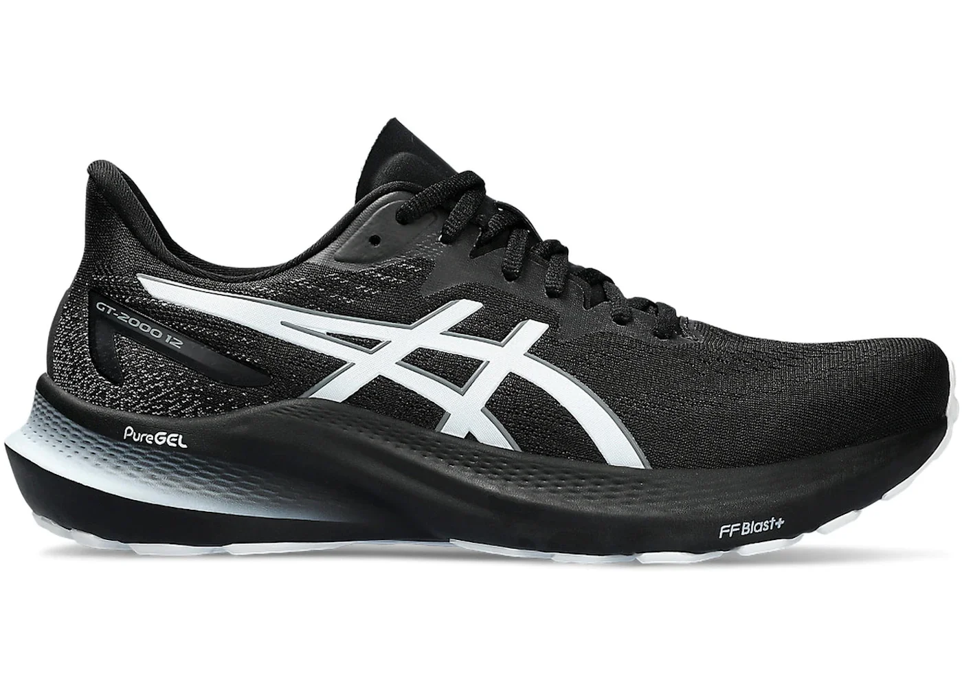 ASICS GT-2000 12 Black White - 1