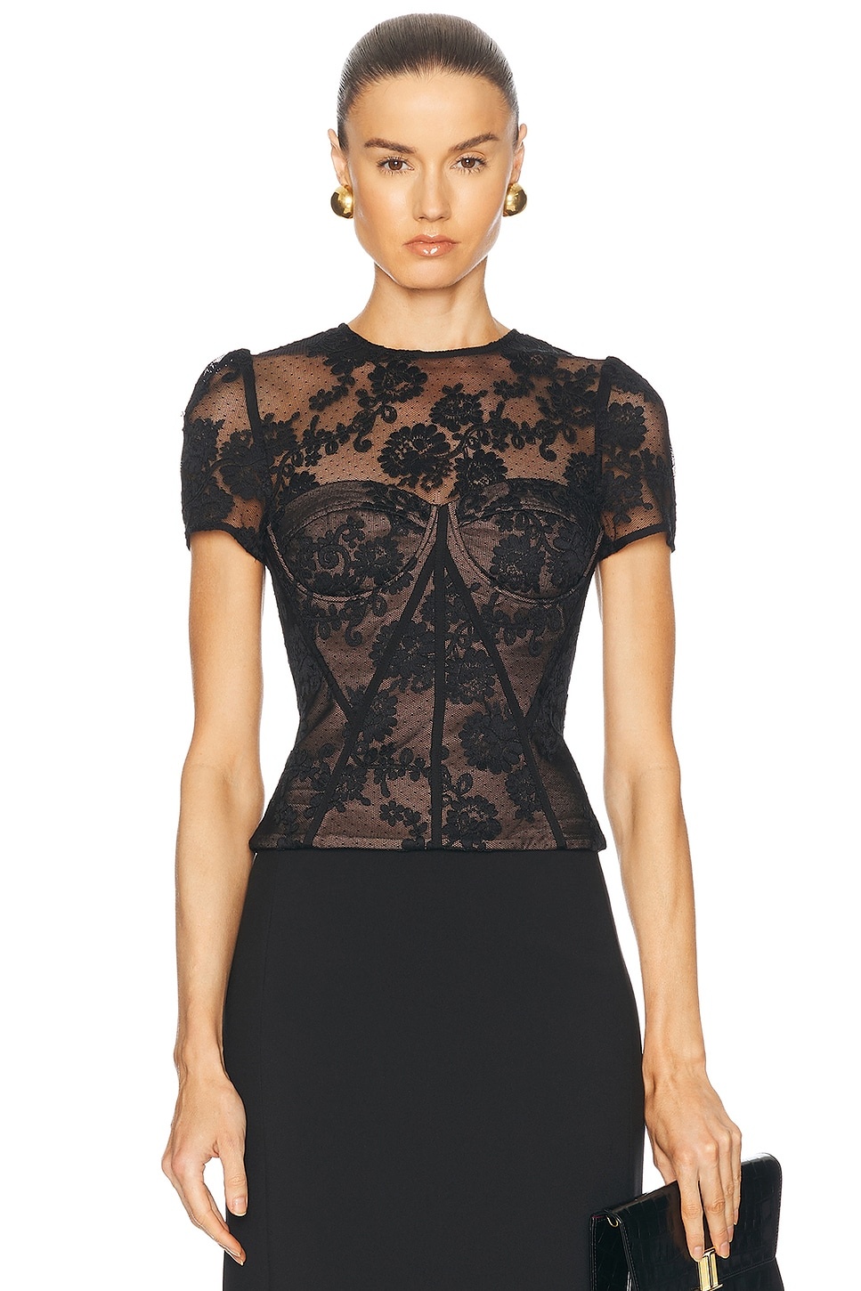 Lace Bustier Top - 1