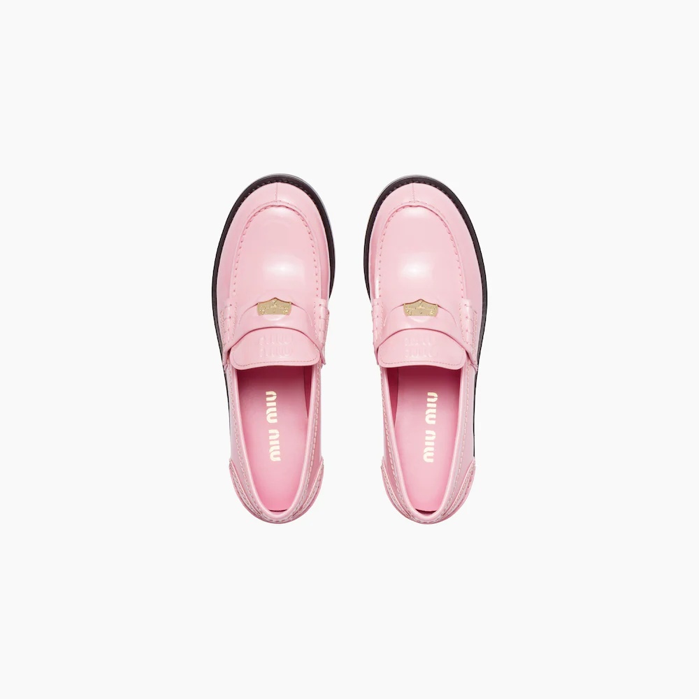 Patent leather loafers - 4